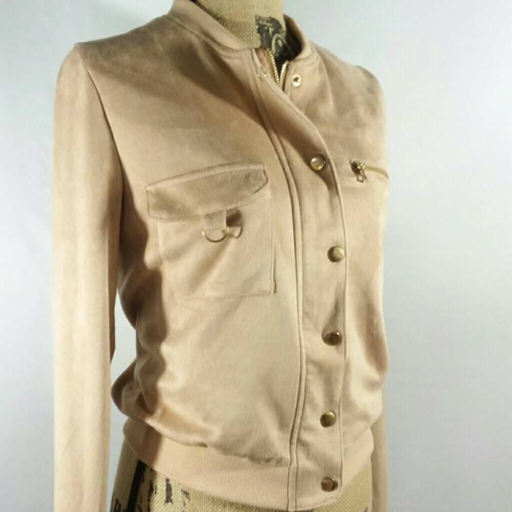 NWOT Fashion Nova BLUSH BOMBER JACKET